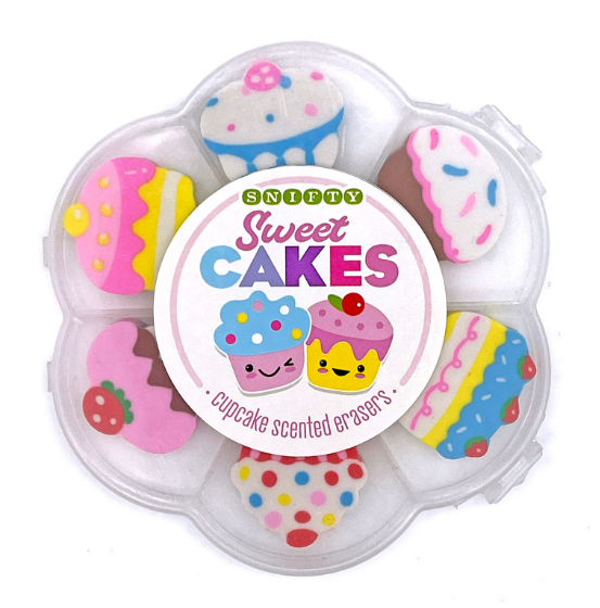 Sweet Cakes Cupcake Scented Erasers