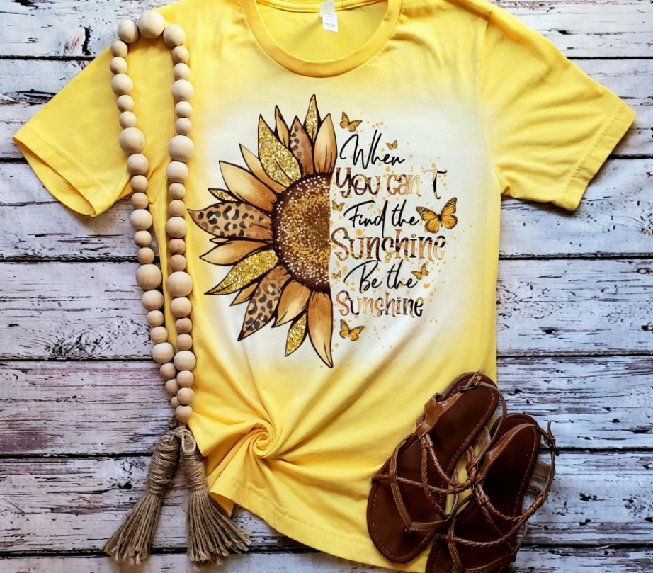 Be the Sunshine Bleached Tee