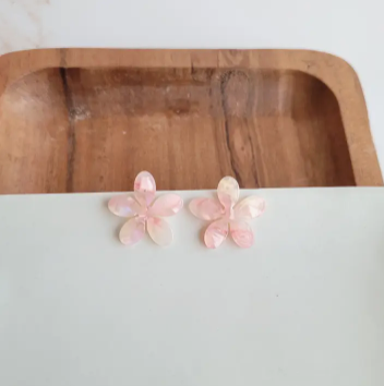 Blossom Studs - Coral