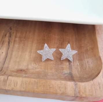 Liberty Star Studs - Silver