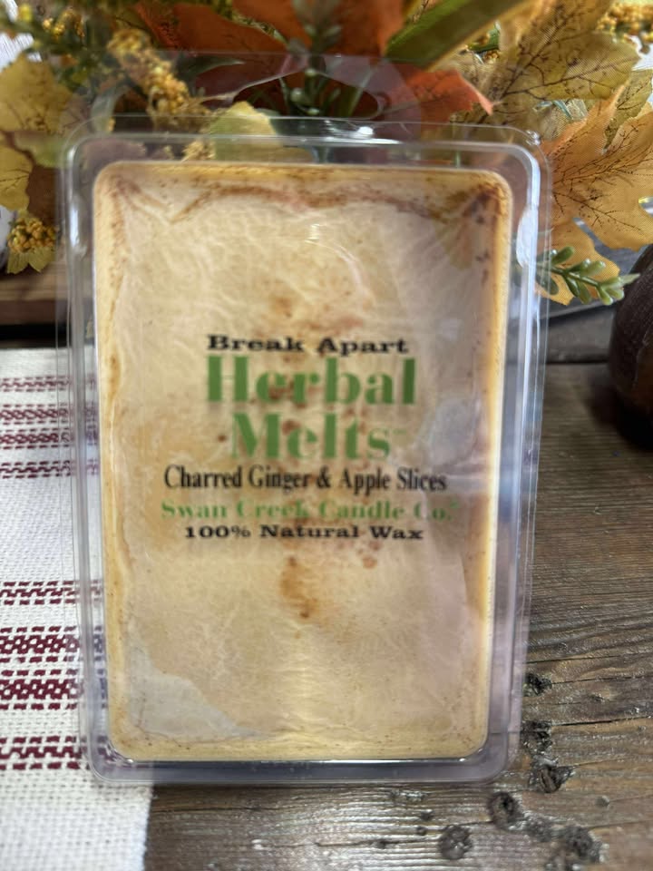 Swan Creek Candle Co. Charred Ginger & Apple Slices Herbal Melts