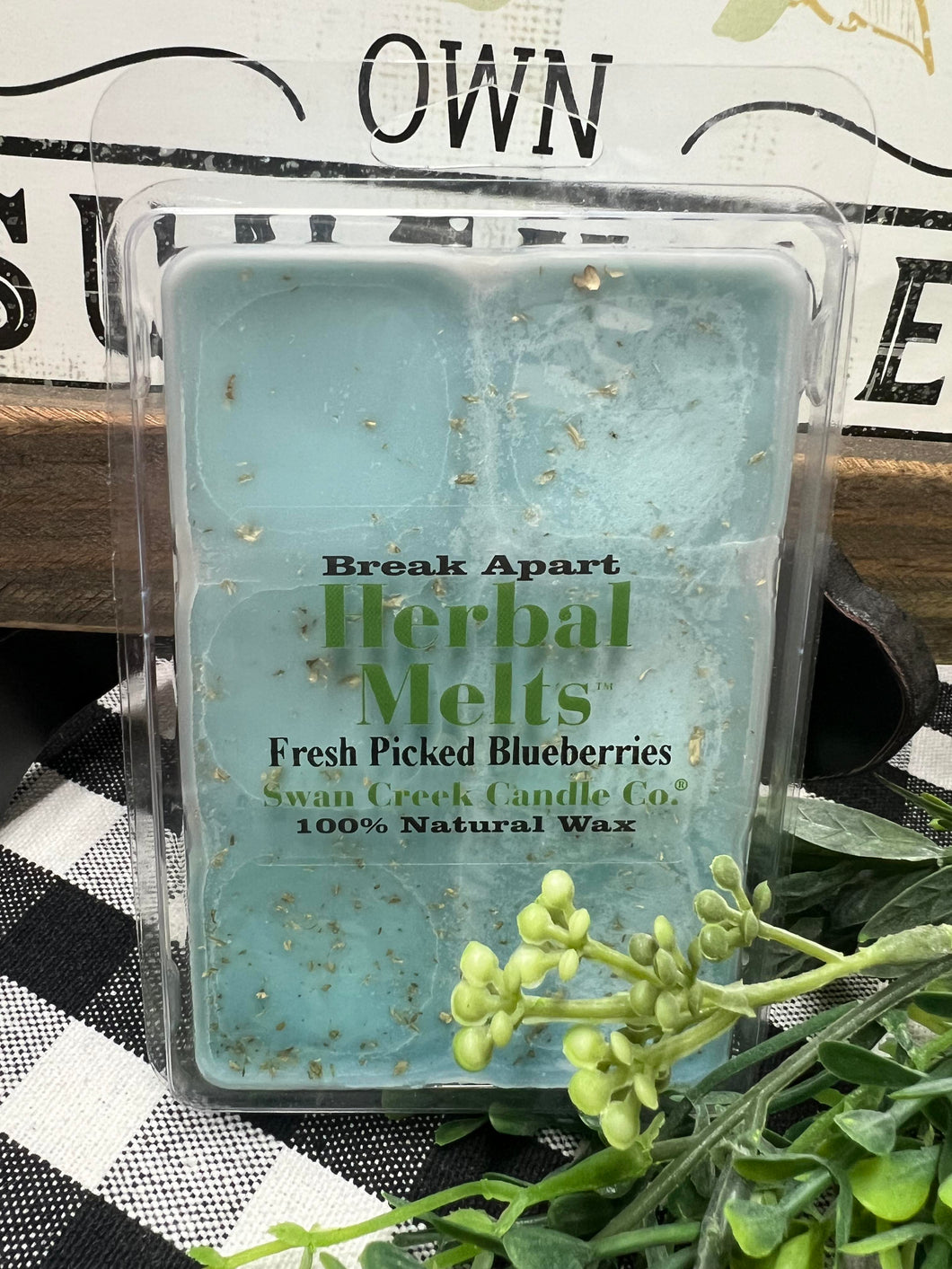 Swan Creek Candle Co. Fresh Picked Blueberries Herbal Melts