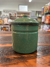 Load image into Gallery viewer, Swan Creek Candle Co. Holiday Enamelware Canister -  15 oz.
