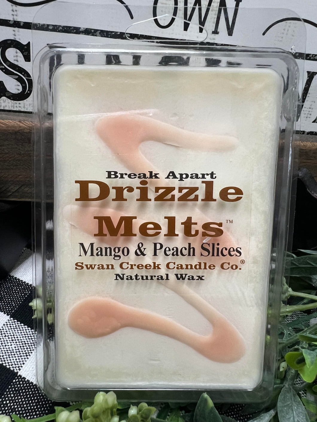 Swan Creek Candle Co. Mango & Peach Slices Drizzle Melts