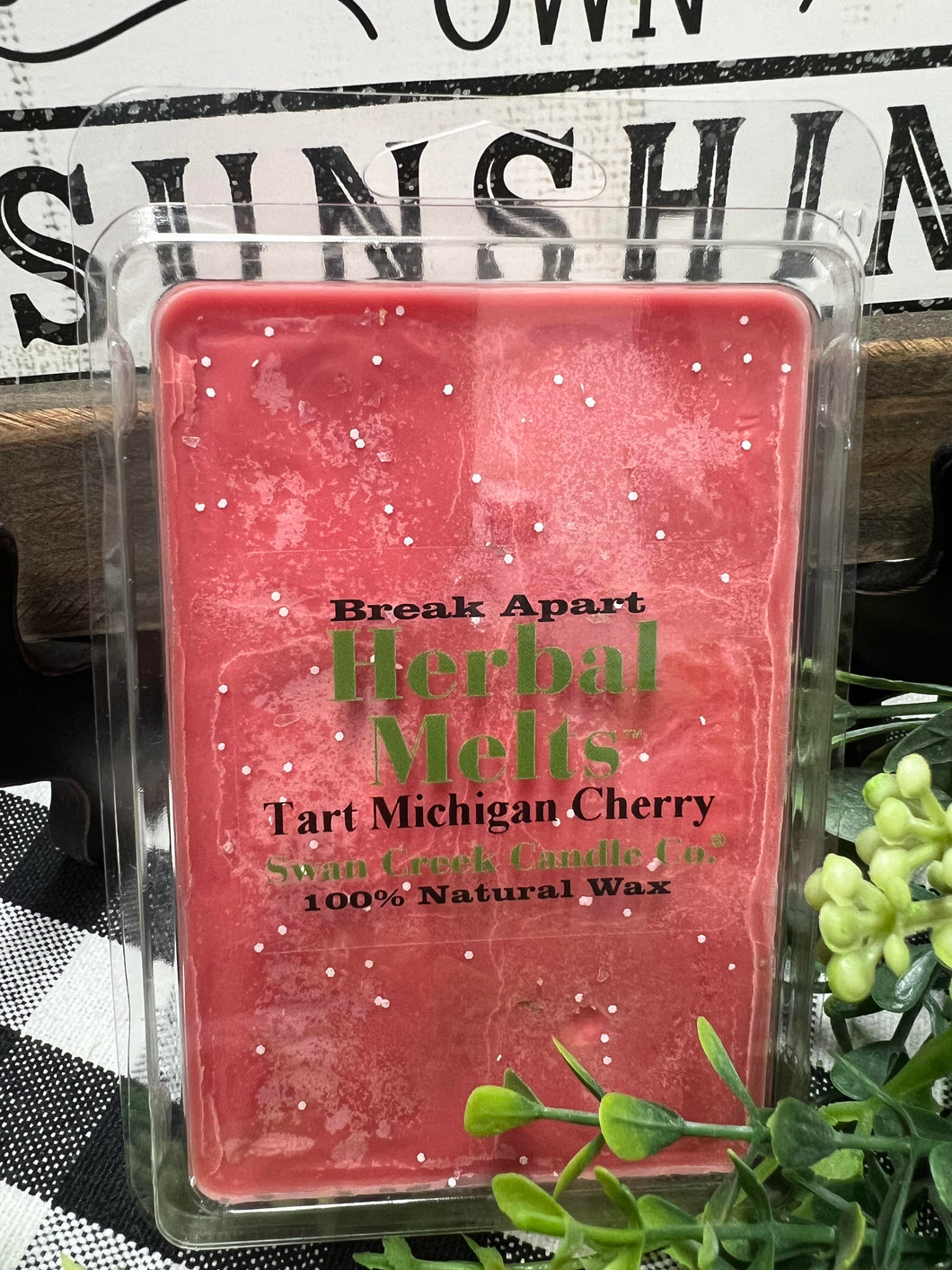 Swan Creek Candle Co. Tart Michigan Cherry Herbal Melts
