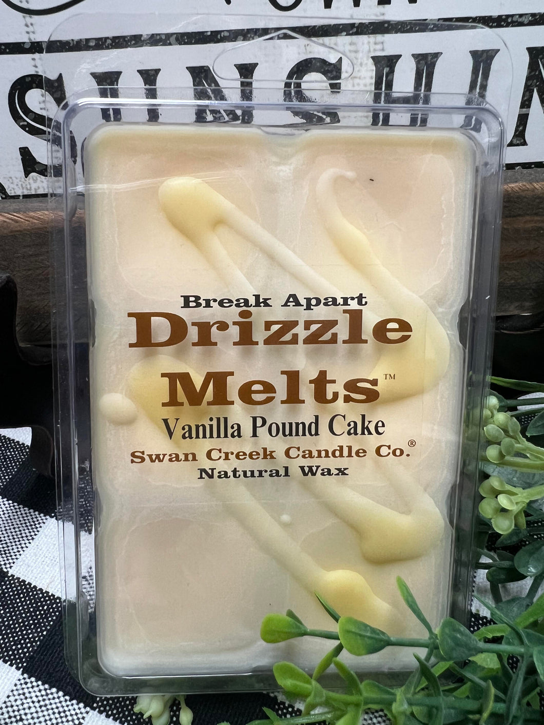 Swan Creek Candle Co. Vanilla Pound Cake Drizzle Melts