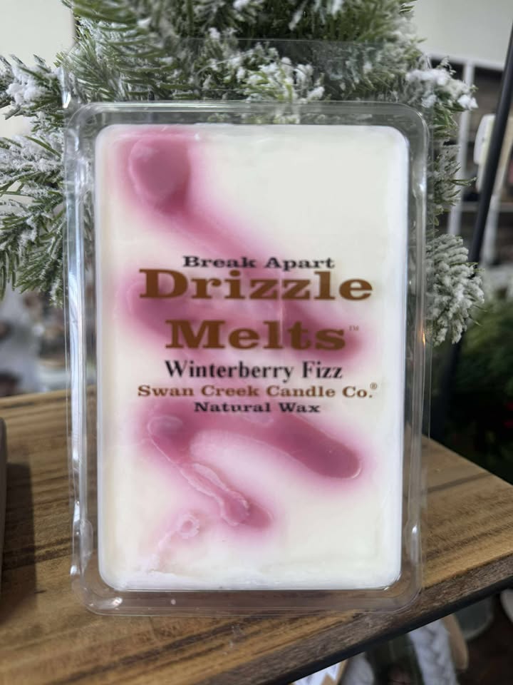 Swan Creek Candle Co. Winterberry Fizz Drizzle Melts
