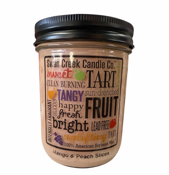 Swan Creek Mango & Peach Pantry Jar 12 oz.