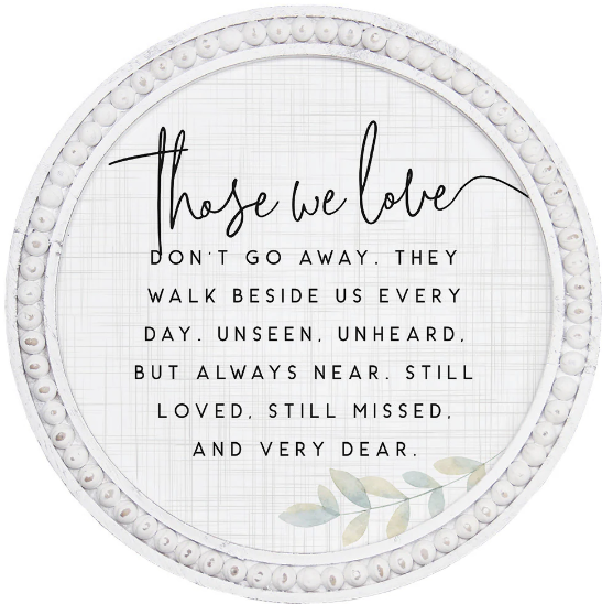 Those We Love Beaded Framed Art