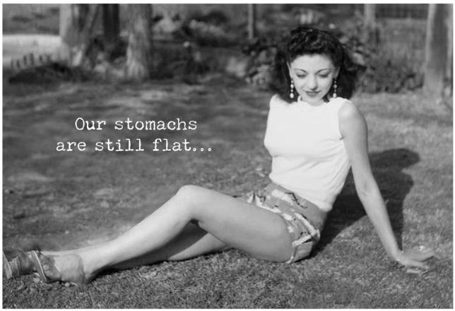 Still Flat Greeting Card