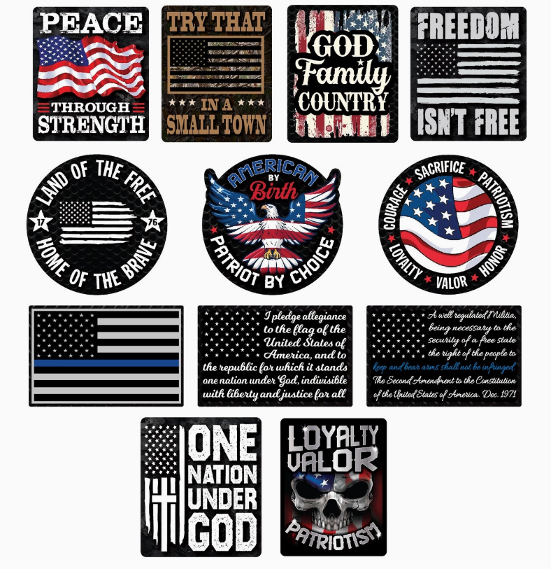 USA Flag Decal