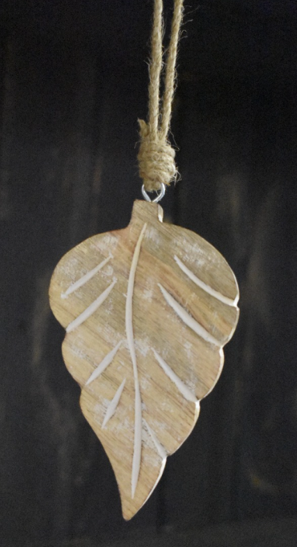 Whitewashed Maple Leaf