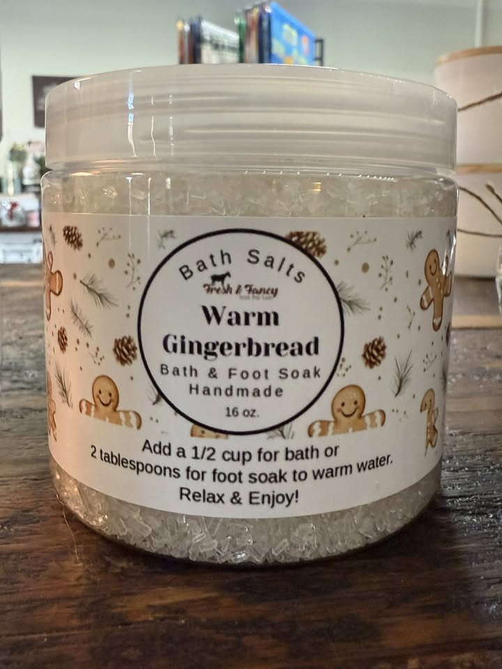 Warm Gingerbread Bath Salts