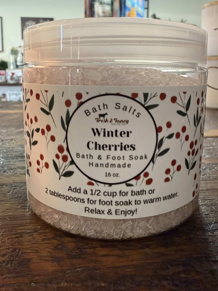Winter Cherries Bath Salts