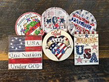 Load image into Gallery viewer, Patriotic Ornaments Assorted
