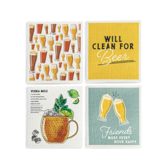 Biodegradable Dish Cloths - Beer