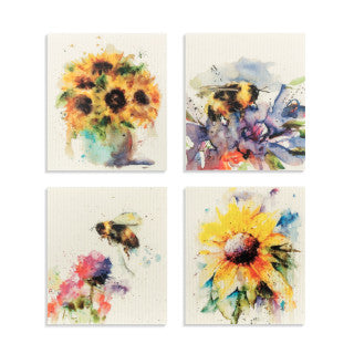 Biodegradable Dish Cloths - Sunflowers