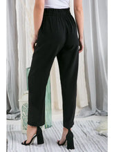 Load image into Gallery viewer, Black Casual Pants
