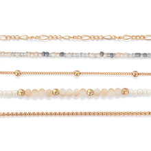 Load image into Gallery viewer, Bracelet Set of 5 - Rose Cloud Gold
