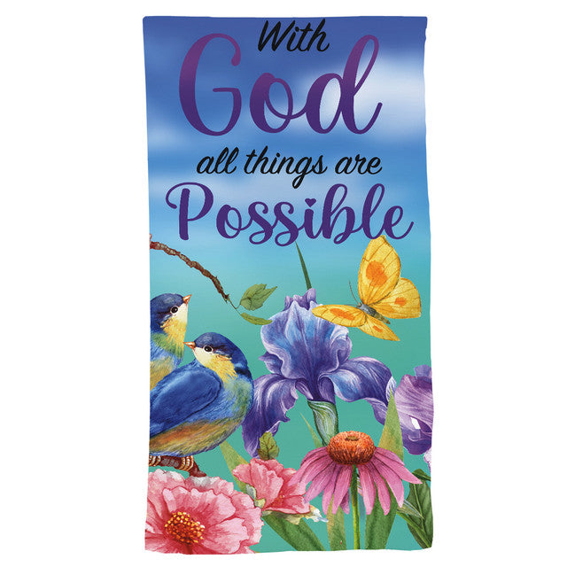 With God Hand Towel