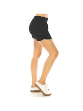 Load image into Gallery viewer, Buttery Soft High Waist Harem Shorts Black

