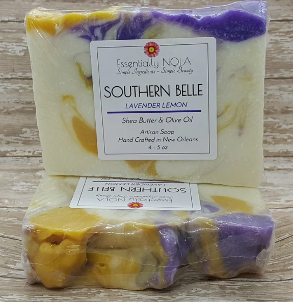 Southern Belle Lavender Lemon Artisan Bar Soap