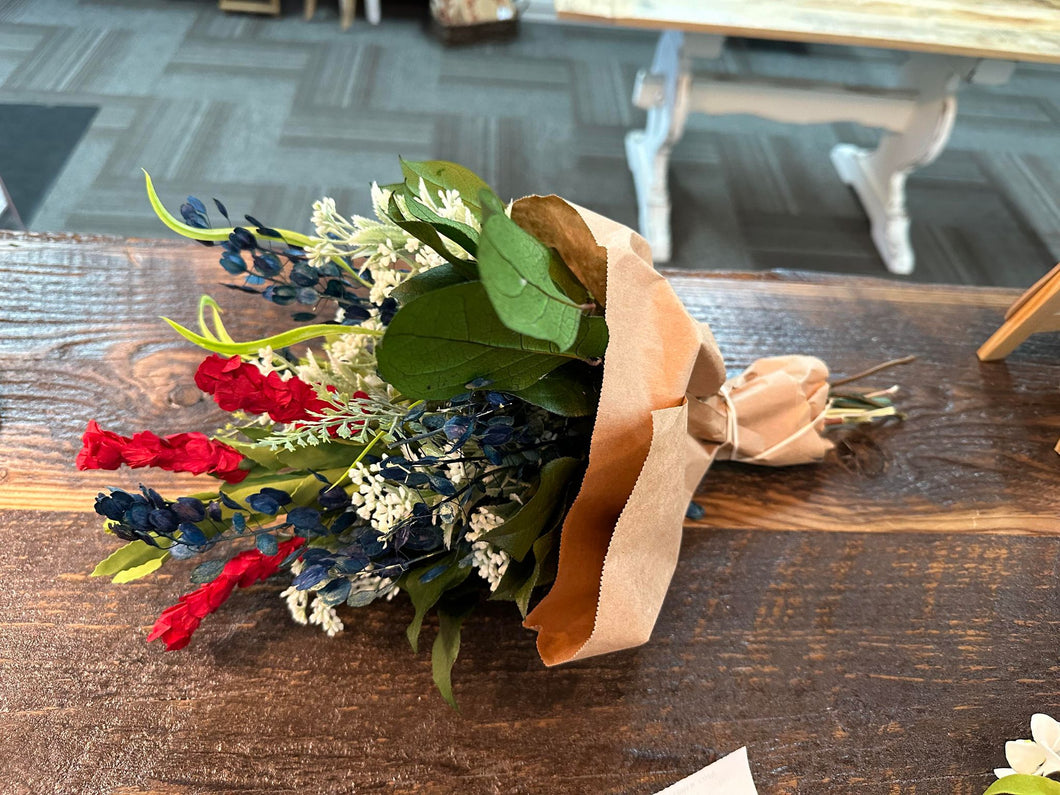 Medium Patriotic Floral Bouquet