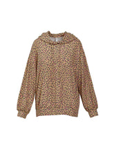 Load image into Gallery viewer, Stretchy Animal Print Pull Over Hoodie
