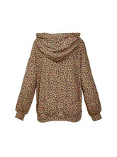 Load image into Gallery viewer, Stretchy Animal Print Pull Over Hoodie

