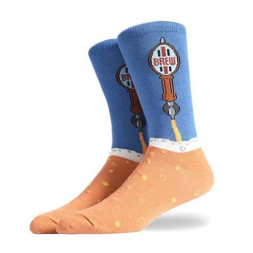 Straight From the Tap Beer Men's Crew Socks