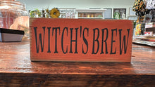 Load image into Gallery viewer, Fall and Halloween Themed Wooden Block Signs
